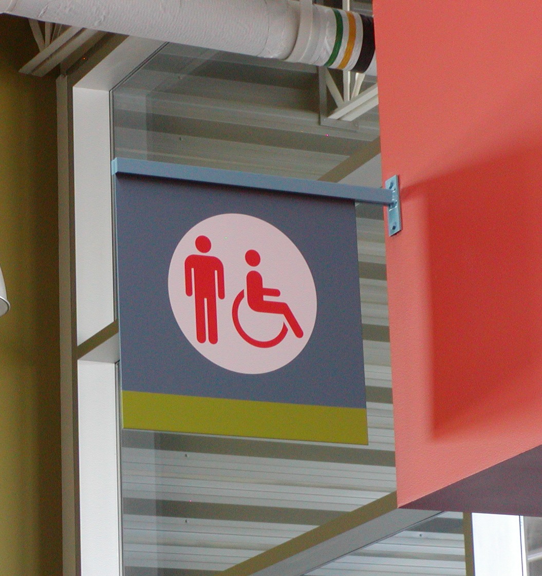 Port of Seattle – Directional Sign and Restrooms Identification